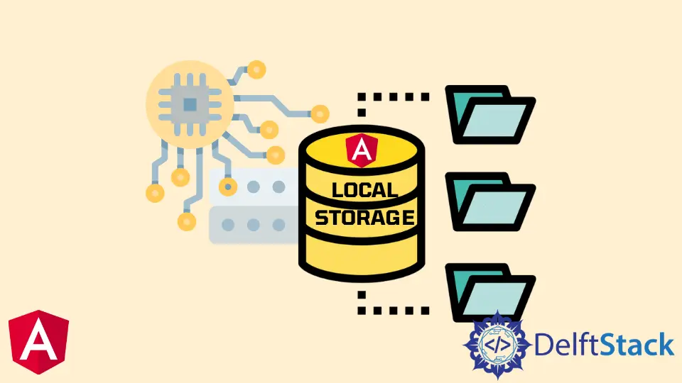 Almacenar datos en almacenamiento local Angular