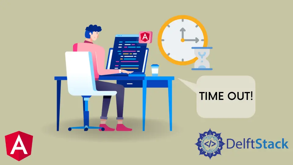 La función setTimeout() en Angular