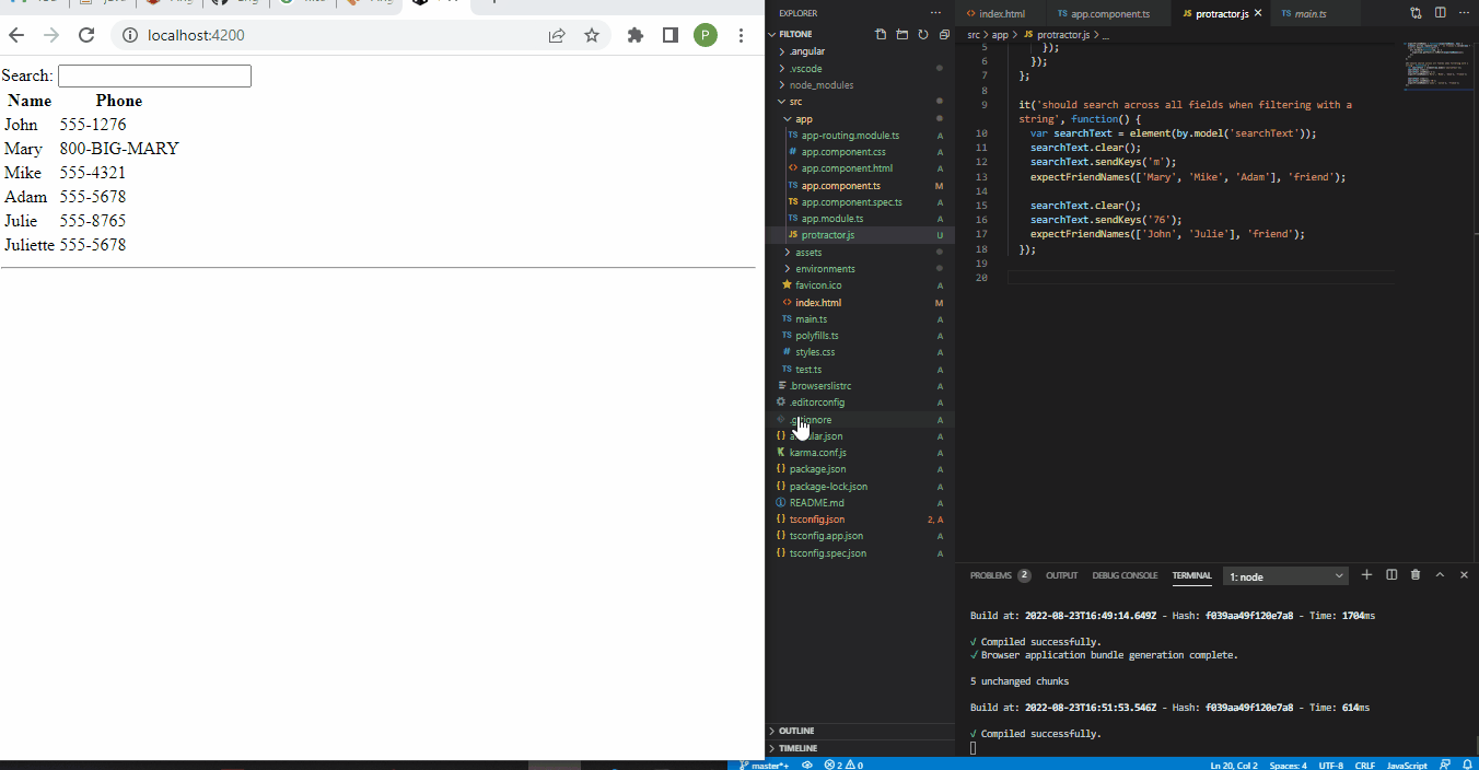 Filter by Object Property in Angular