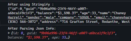 parsing json data in angular