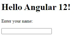 Angular の結果で div を表示