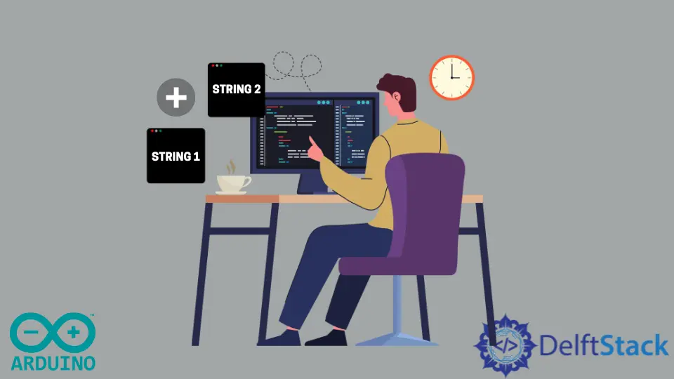 Arduino에서 문자열 연결