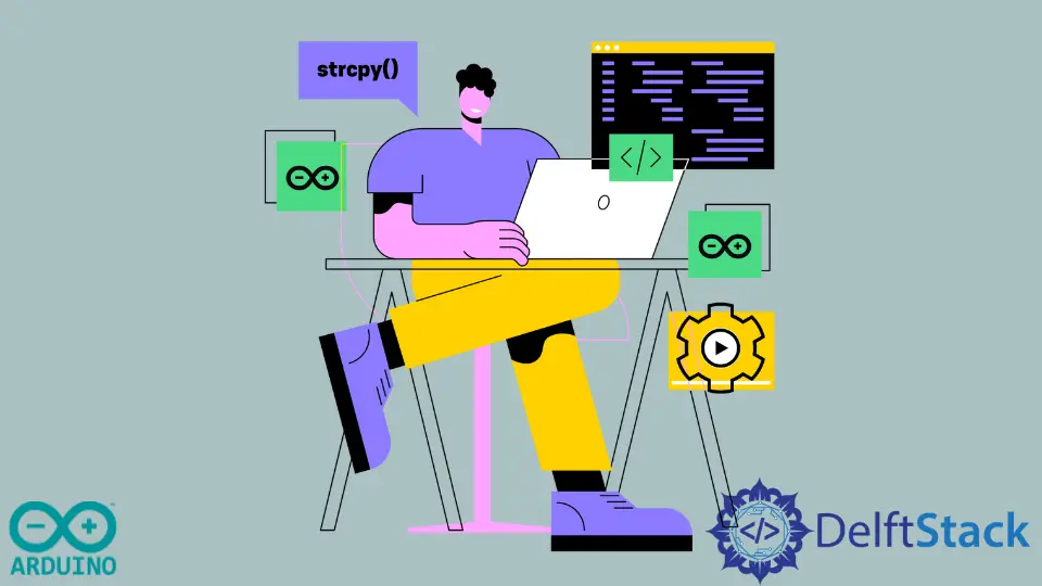 Arduino Strcpy Function