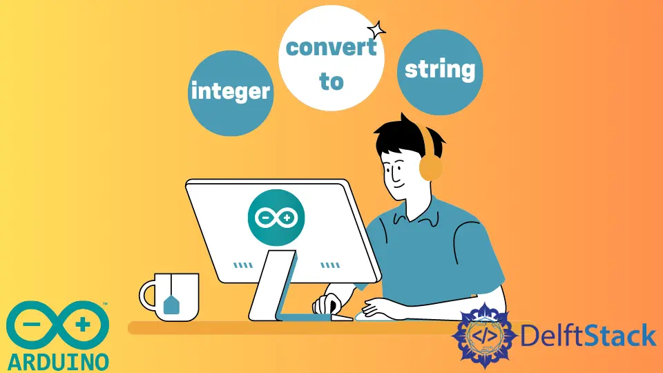 Converti Integer in String in Arduino