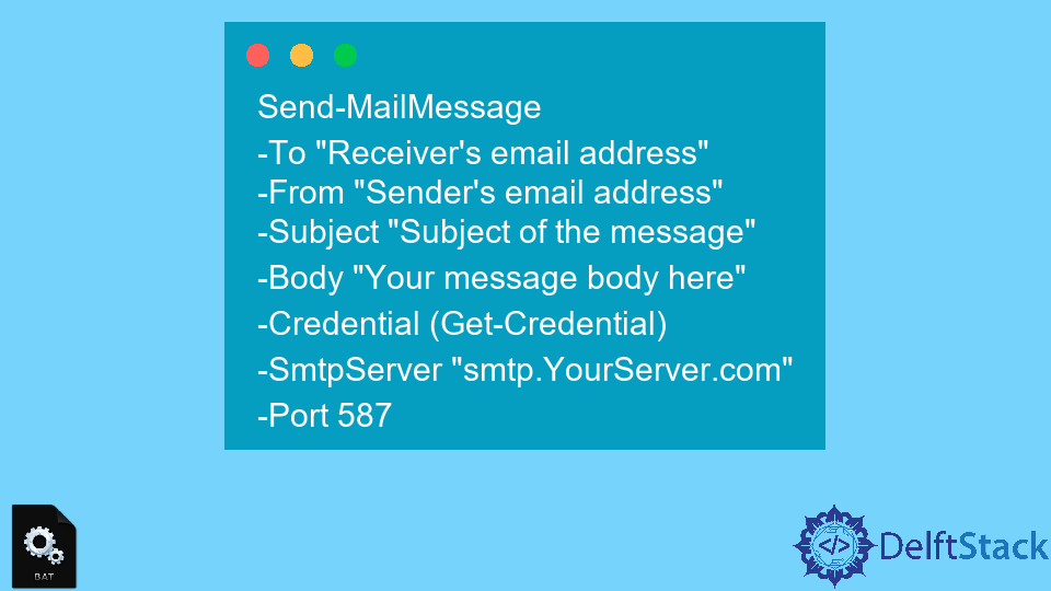 E-Mail aus Batch-Skript senden