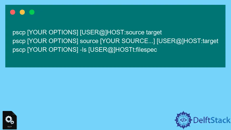 How to Transfer File to Raspberry Pi Using Batch Script