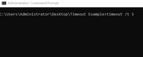 Set Command Timeout in Batch | Delft Stack
