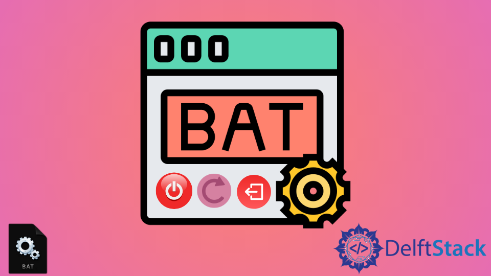 Comment arrêter, redémarrer et/ou se déconnecter d'un fichier Bat