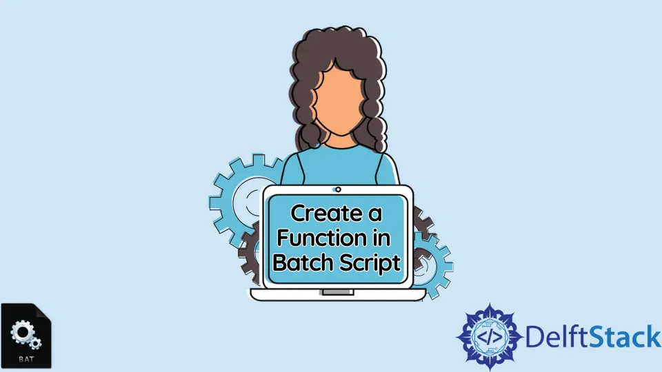 Crear una función en Batch Script