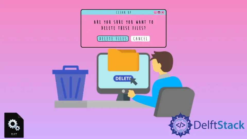 How to Delete File Using Batch Script