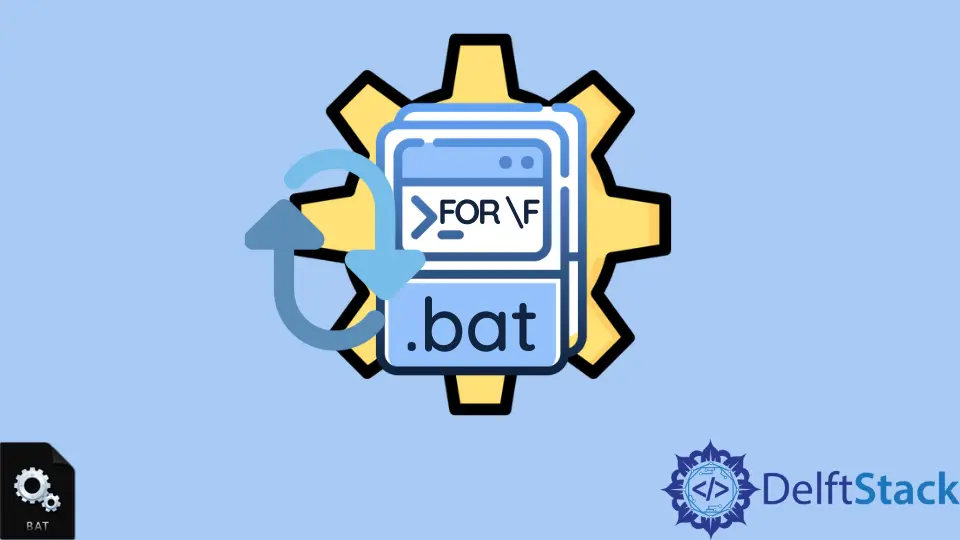 For \F in Batch Script