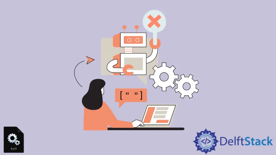 Eliminar comillas dobles de variables en un Batch archivo