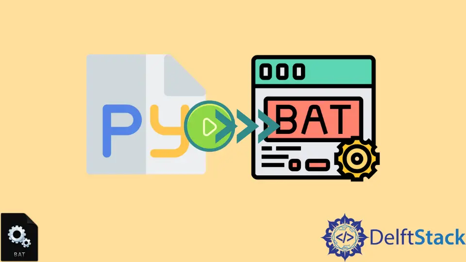 Ejecutar archivo de Python en Batch Script