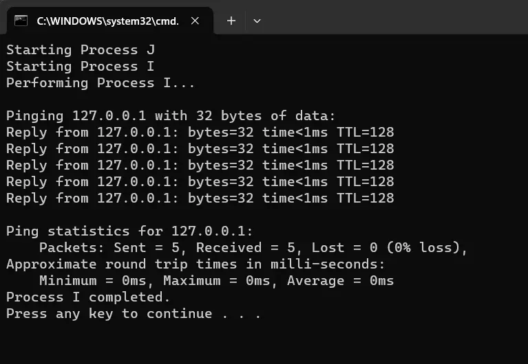 output call external