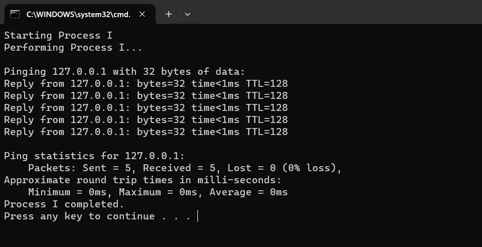 output call subroutine