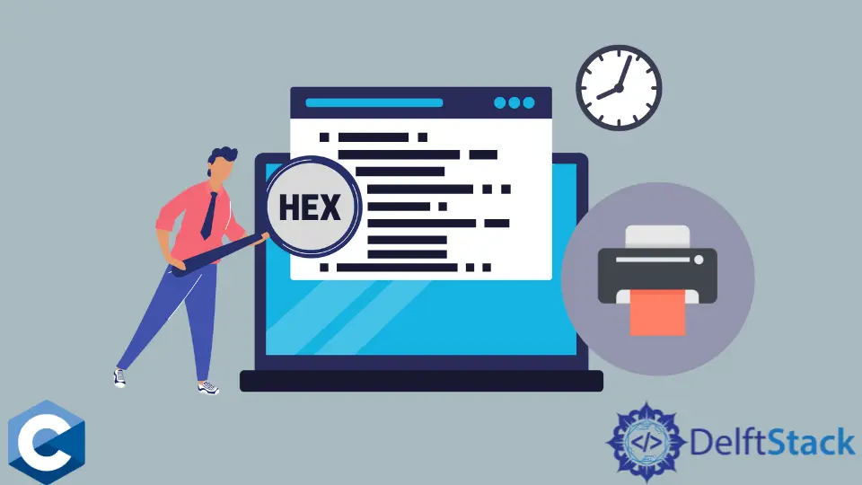 How to Print a Hexadecimal Value in C