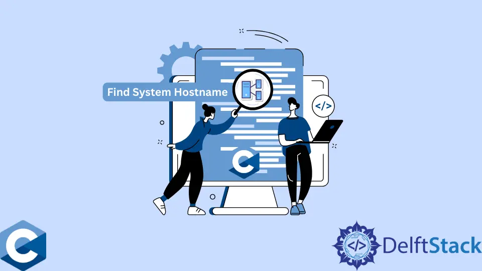 Encuentra el nombre de host del sistema en C