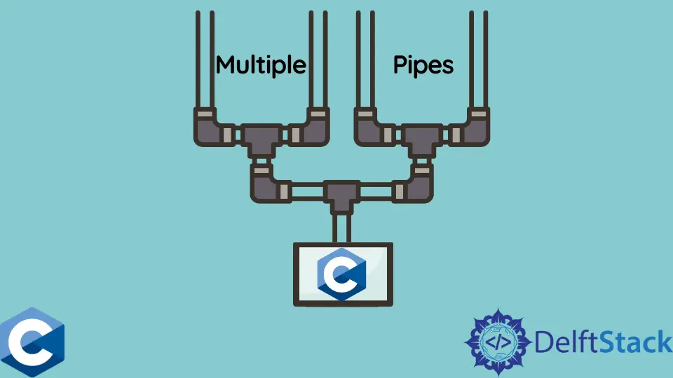 C의 다중 파이프