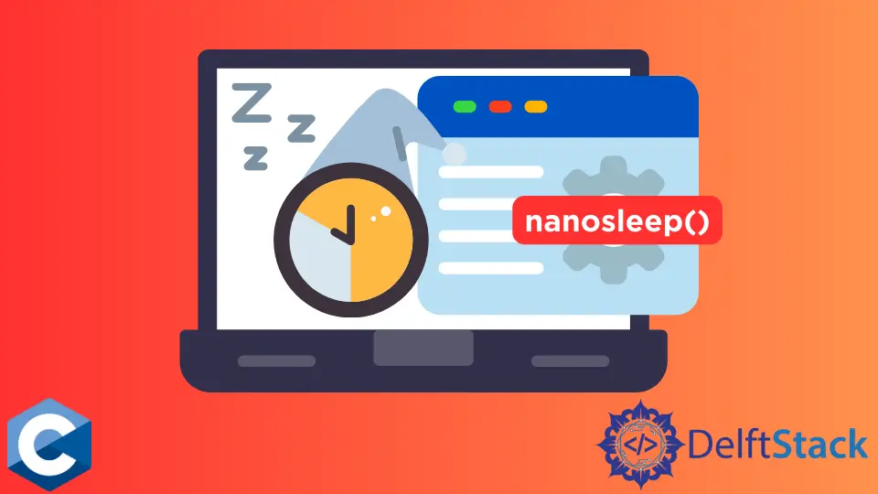 C에서 nanosleep 기능 사용