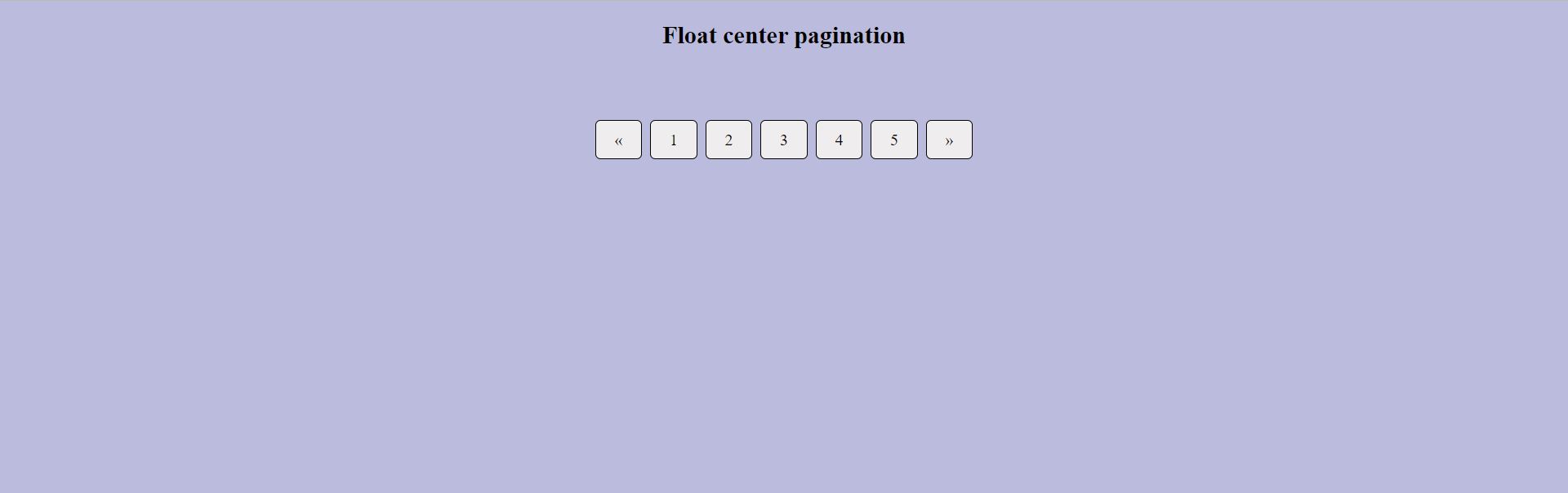 Center Floated Elements With CSS | Delft Stack