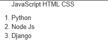 hide bullet points - display inline