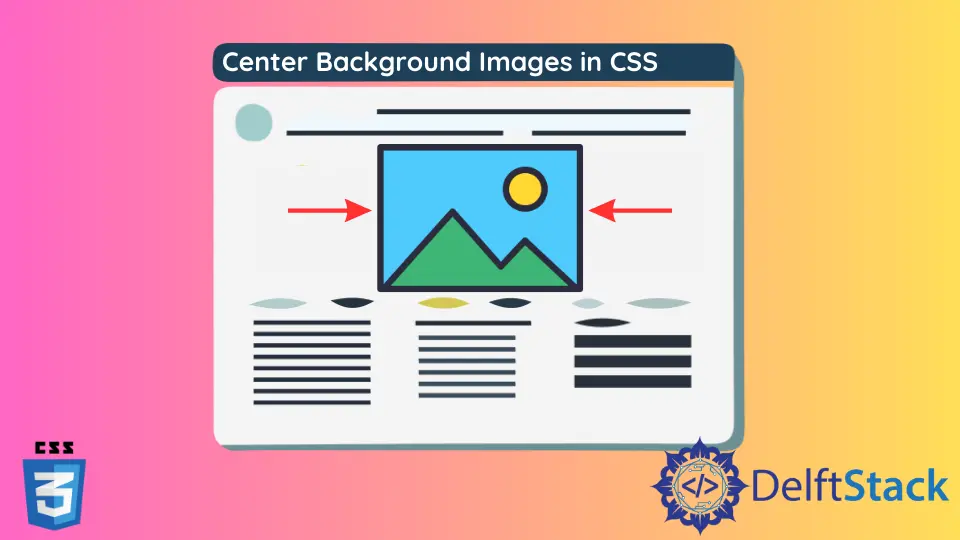 Centrer les images d'arrière-plan en CSS