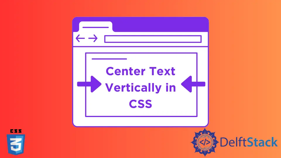 Text vertikal zentrieren in CSS