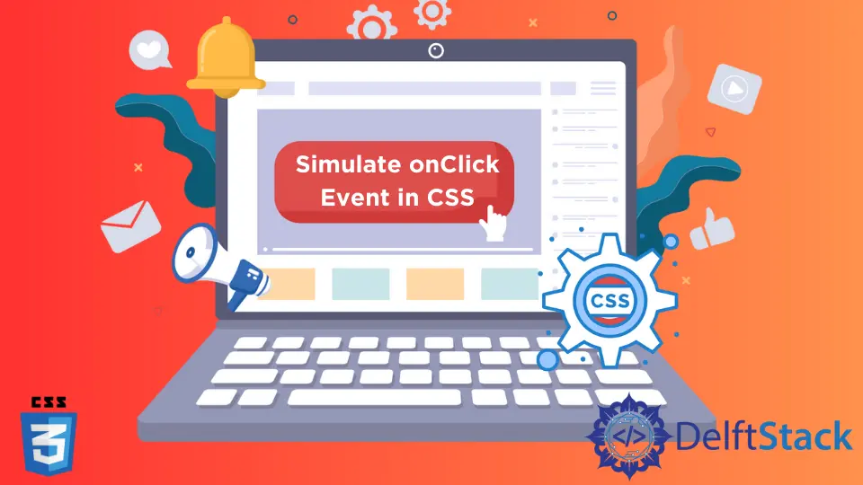 Simule o evento Onclick em CSS