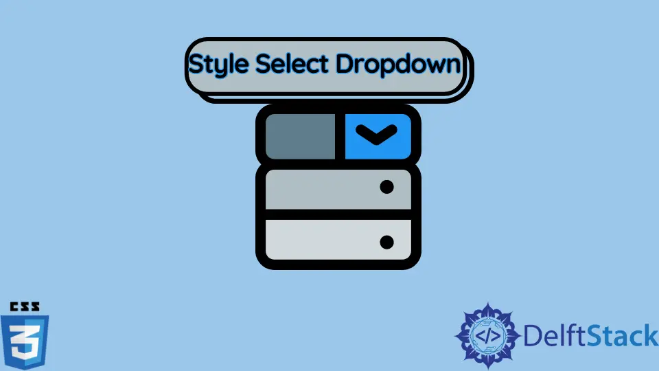 Stil Dropdown-Menü auswählen in CSS