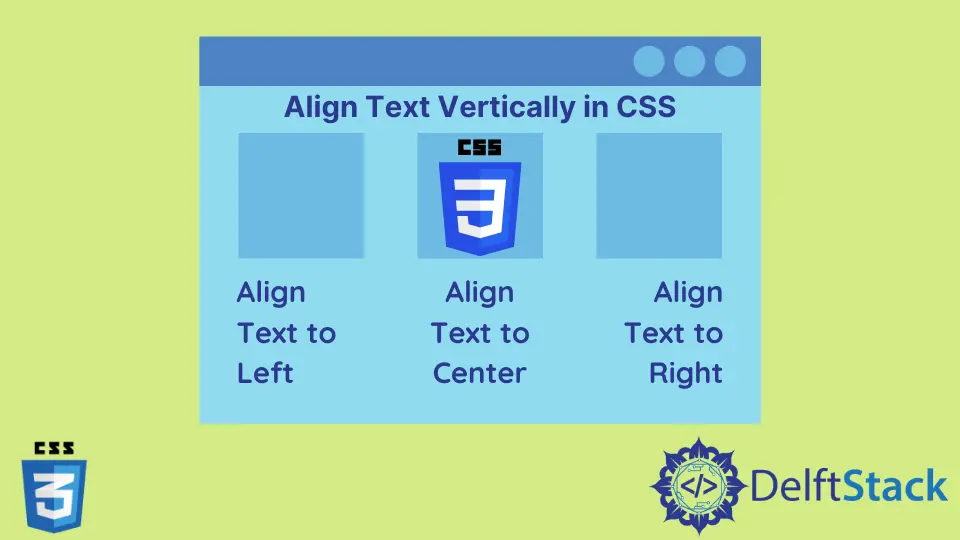 How to Align Text Vertically in CSS