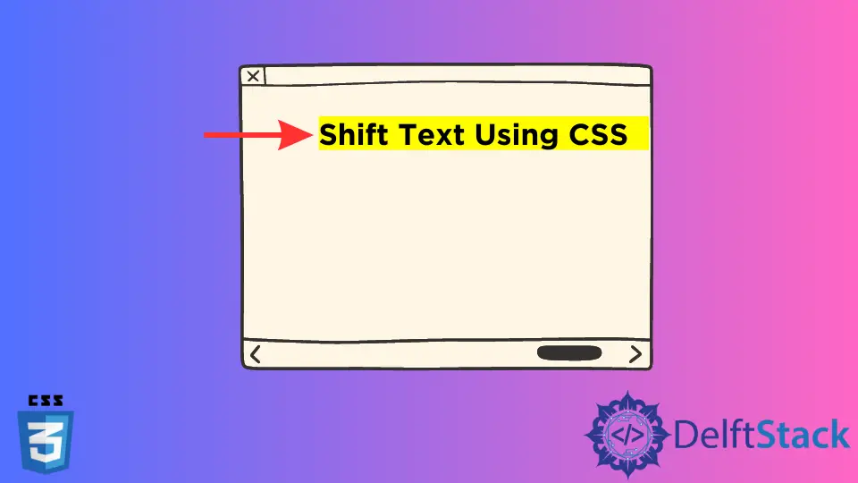 Décaler le texte à l'aide de CSS