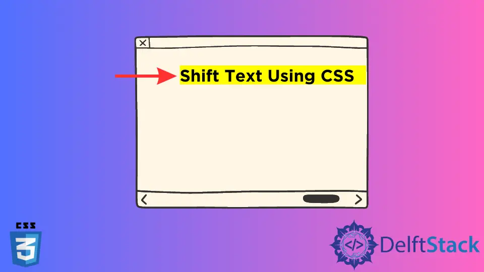 Text verschieben mit CSS