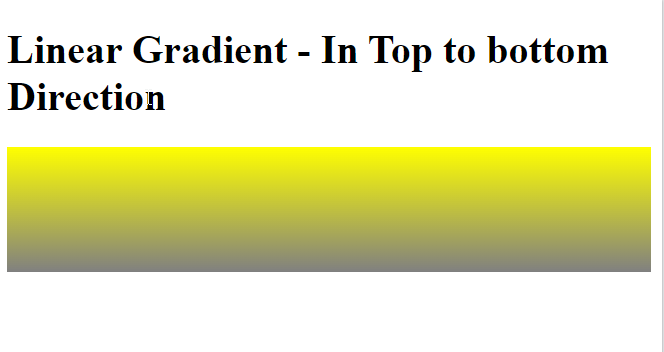 Gradient Background in CSS
