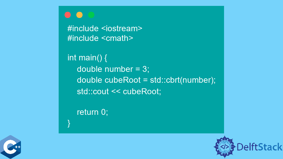 C++ Cube Root
