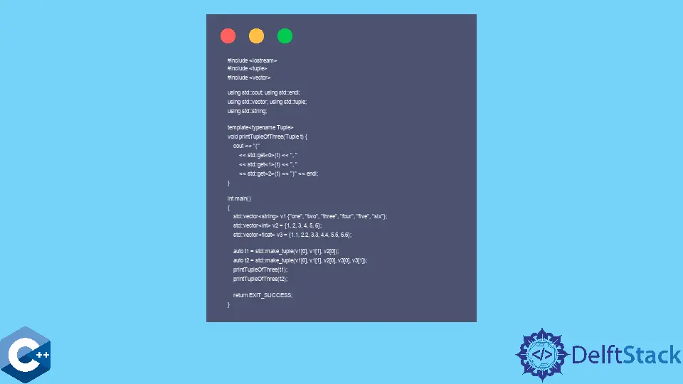 La clase std::tuple y sus funciones miembro en C++