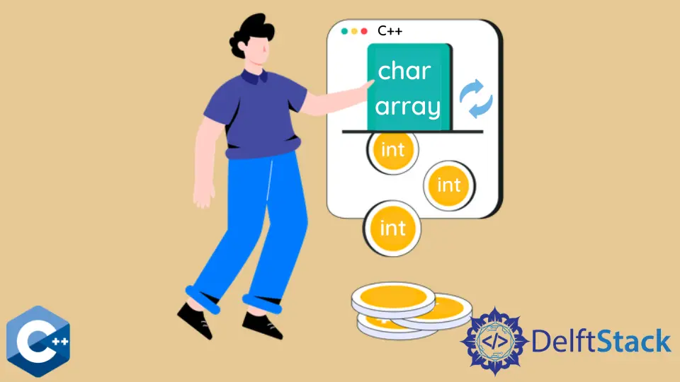 如何在 C++ 中把 Char 陣列轉換為 Int