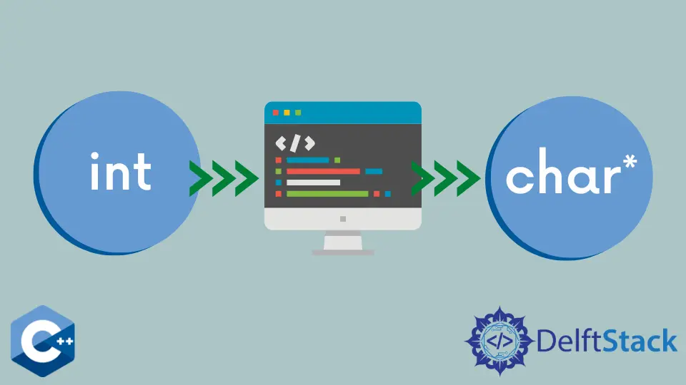 How to Convert Int to Char Array in C++