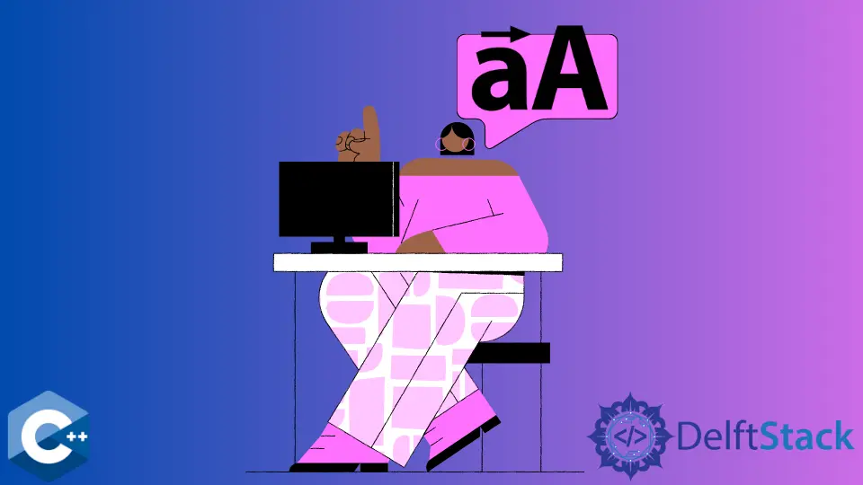 Wie konvertiert man Zeichenkette in C++ in Großbuchstaben
