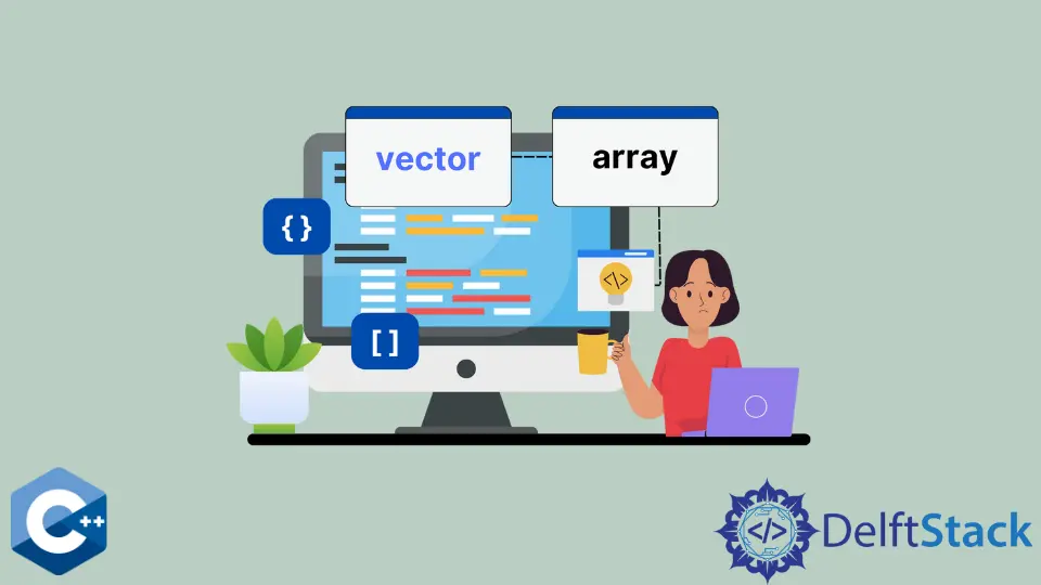 Cómo convertir un vector en una array en C++
