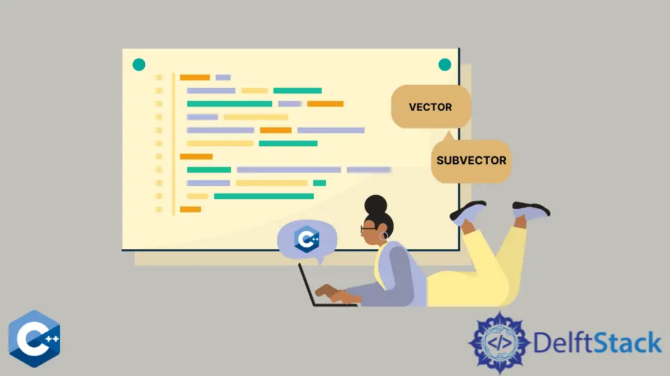 How to Extract a Subvector From a Vector in C++