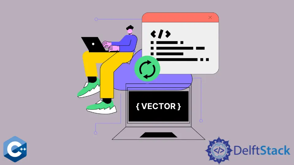 Itera sebbene un vettore in C++