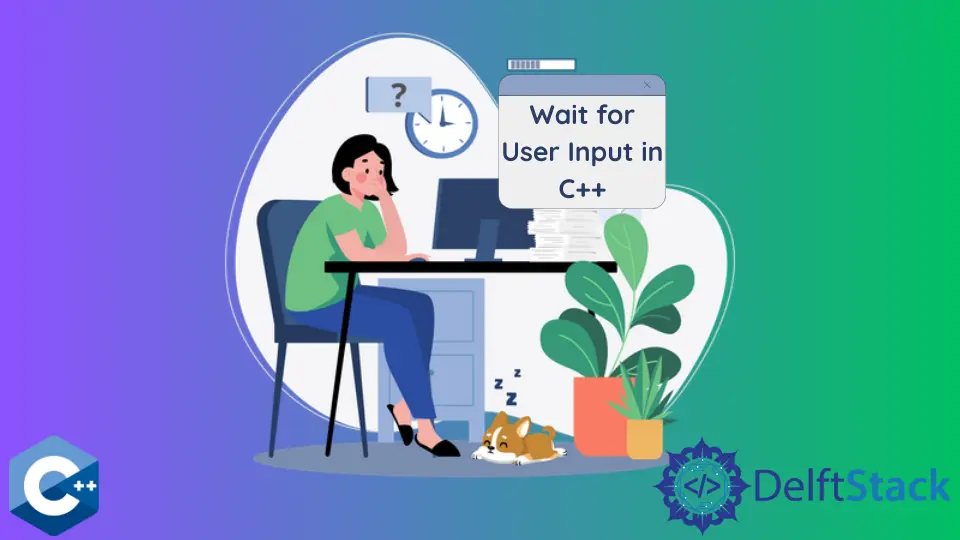 How to Wait for User Input in C++