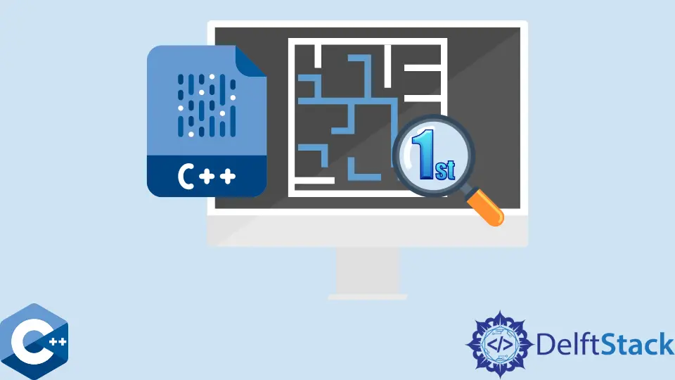 Breadth-First Search Maze in C++