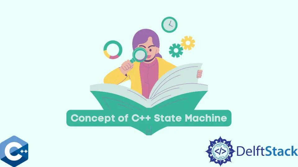 Concepto de máquina de estado de C++