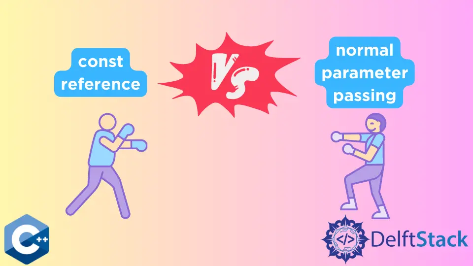 Konstante Referenz vs. normale Parameterübergabe in C++