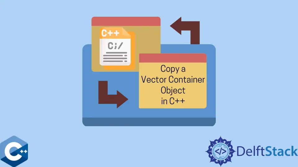 Copia un oggetto contenitore vettoriale in C++