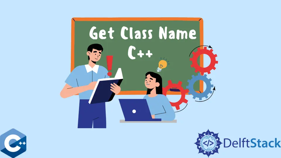 Rufen Sie den Klassennamen in C++ ab