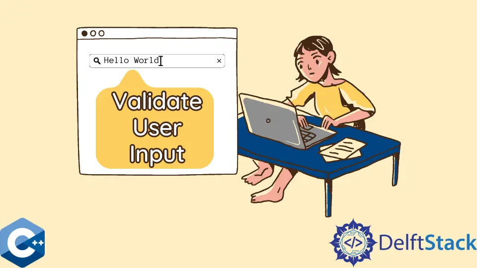 Convalida l'input dell'utente in C++