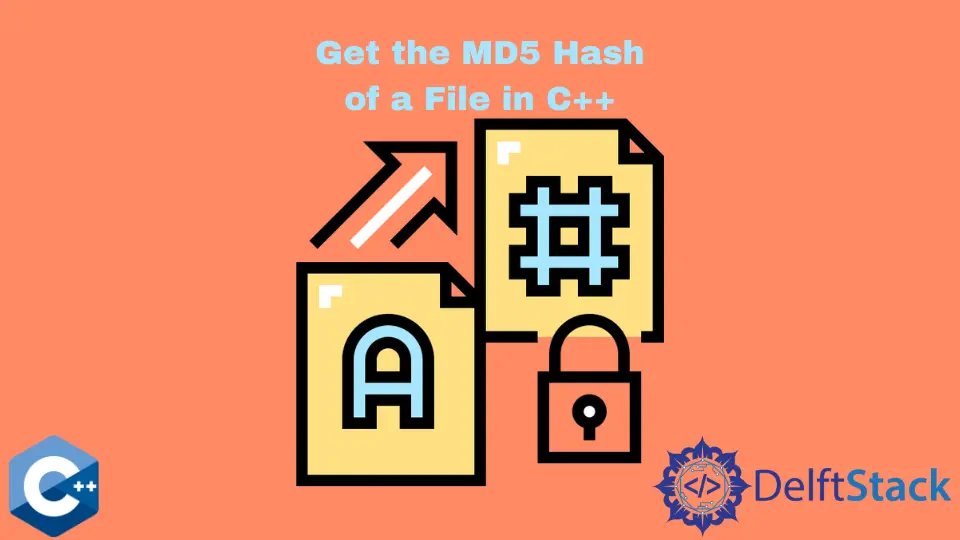 C++에서 파일의 MD5 해시 가져오기