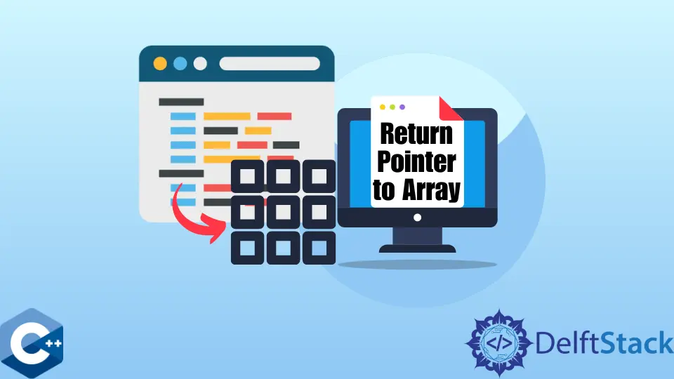 Regresar el puntero a la array en C++